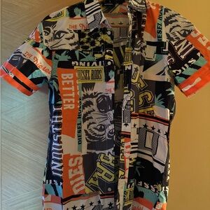 DIESEL shirt size S or 14, like new. 100% Cotton